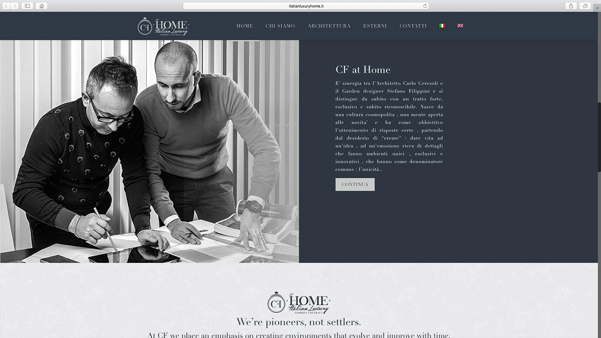 CF at Home: Italian Luxury Turnkey Contract