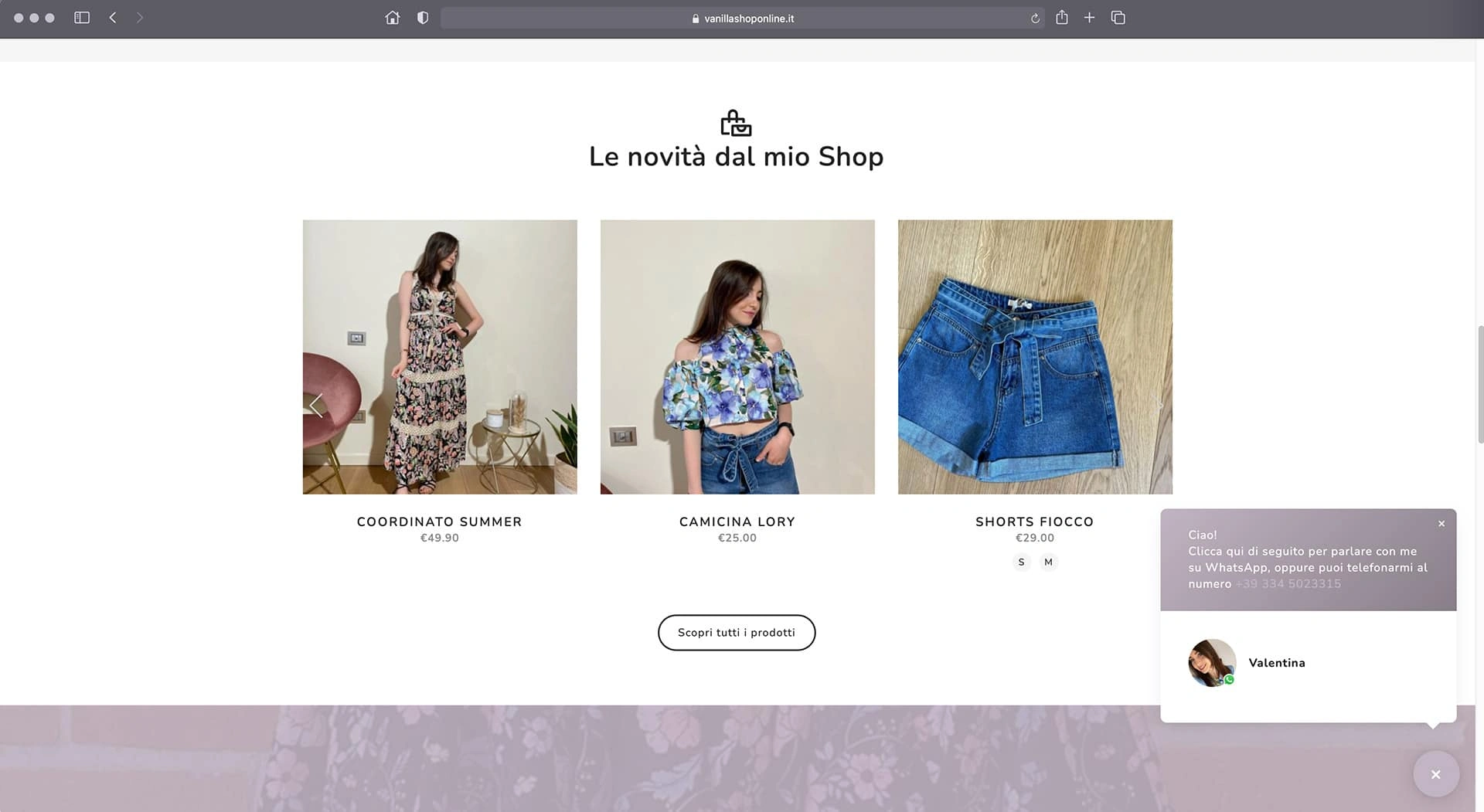 Vanilla Shop Online