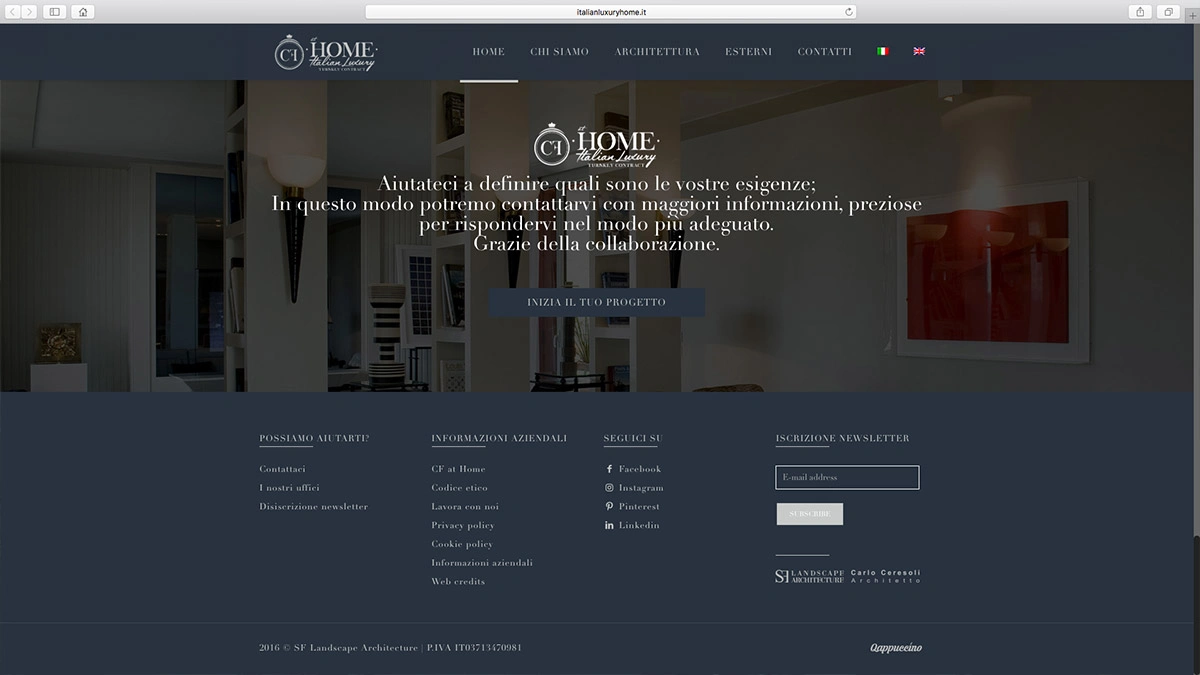 CF at Home: Italian Luxury Turnkey Contract