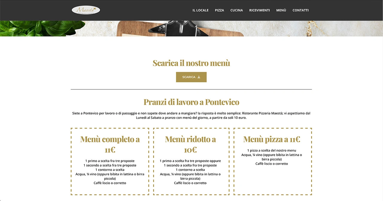 Ristorante Pizzeria Maestà