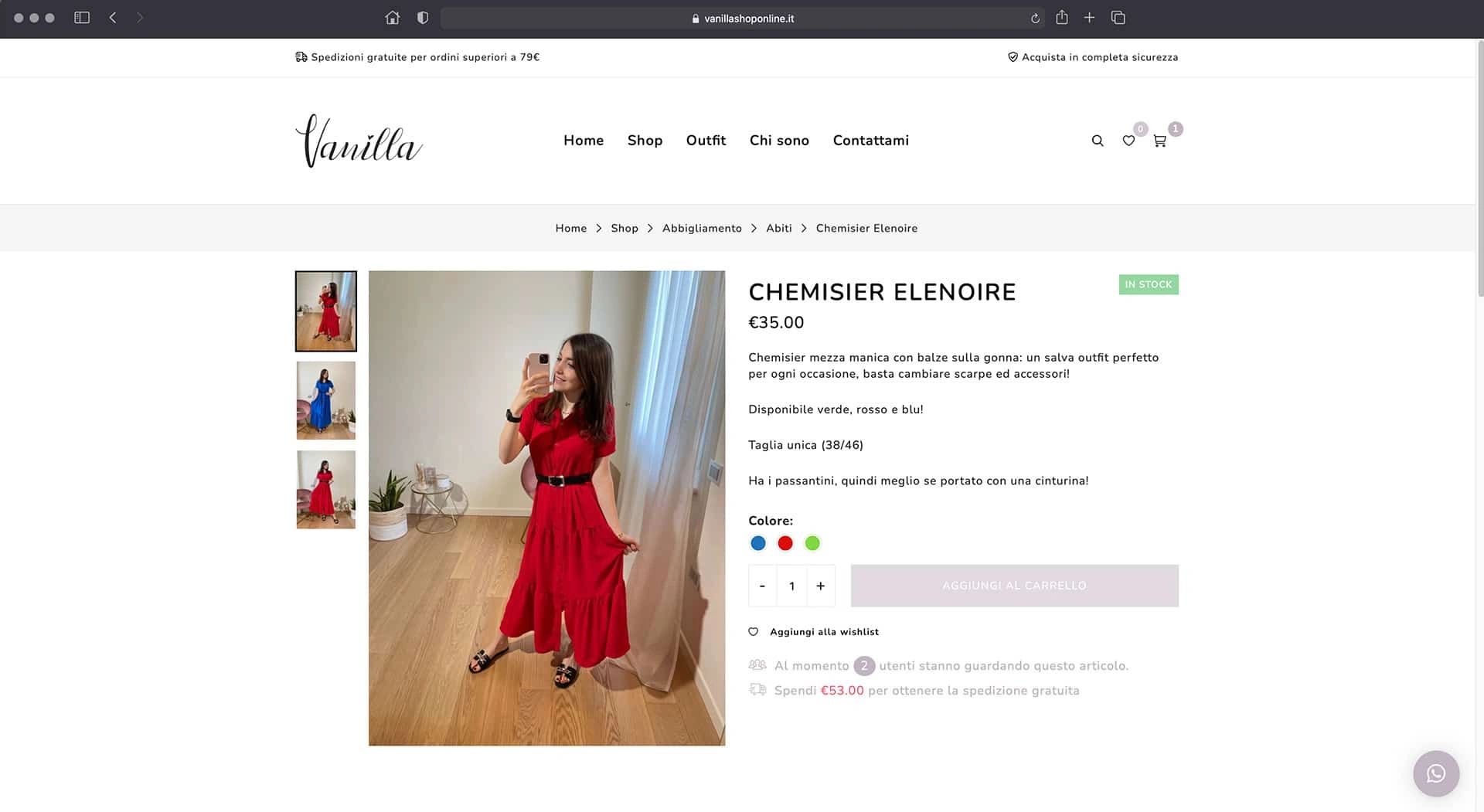Vanilla Shop Online