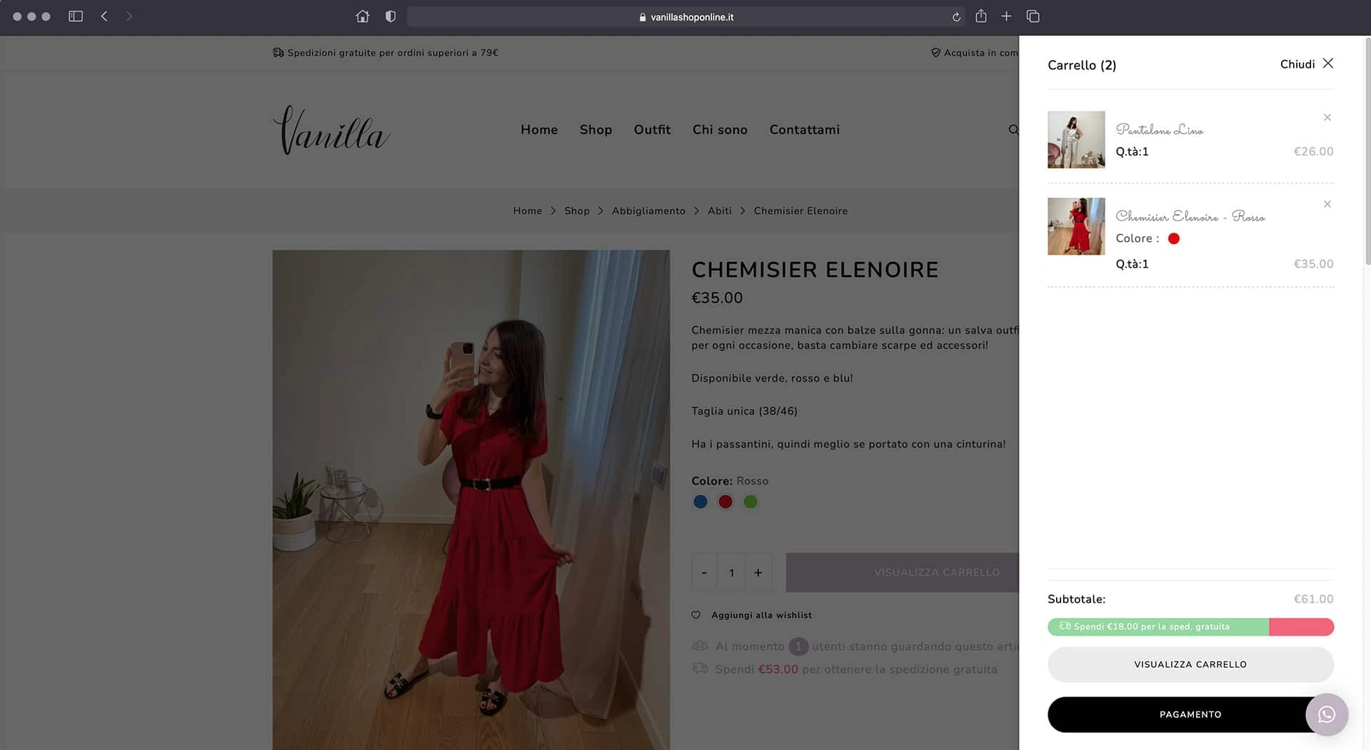 Vanilla Shop Online