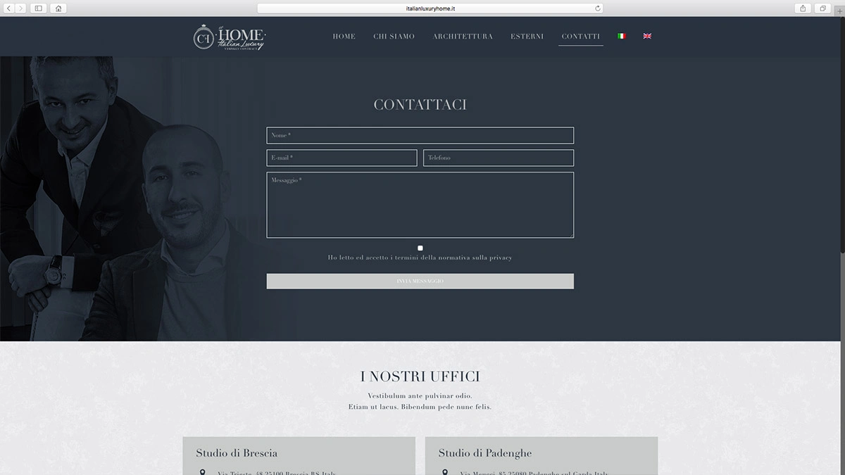 CF at Home: Italian Luxury Turnkey Contract