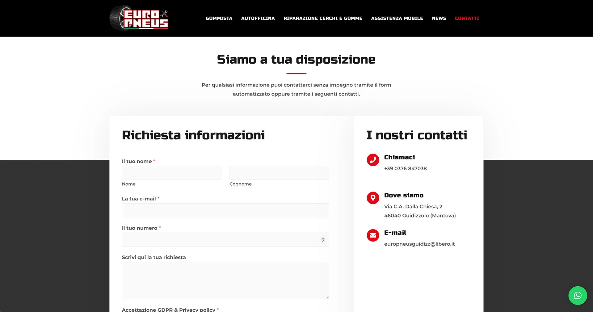 Officina & Gommista Europneus
